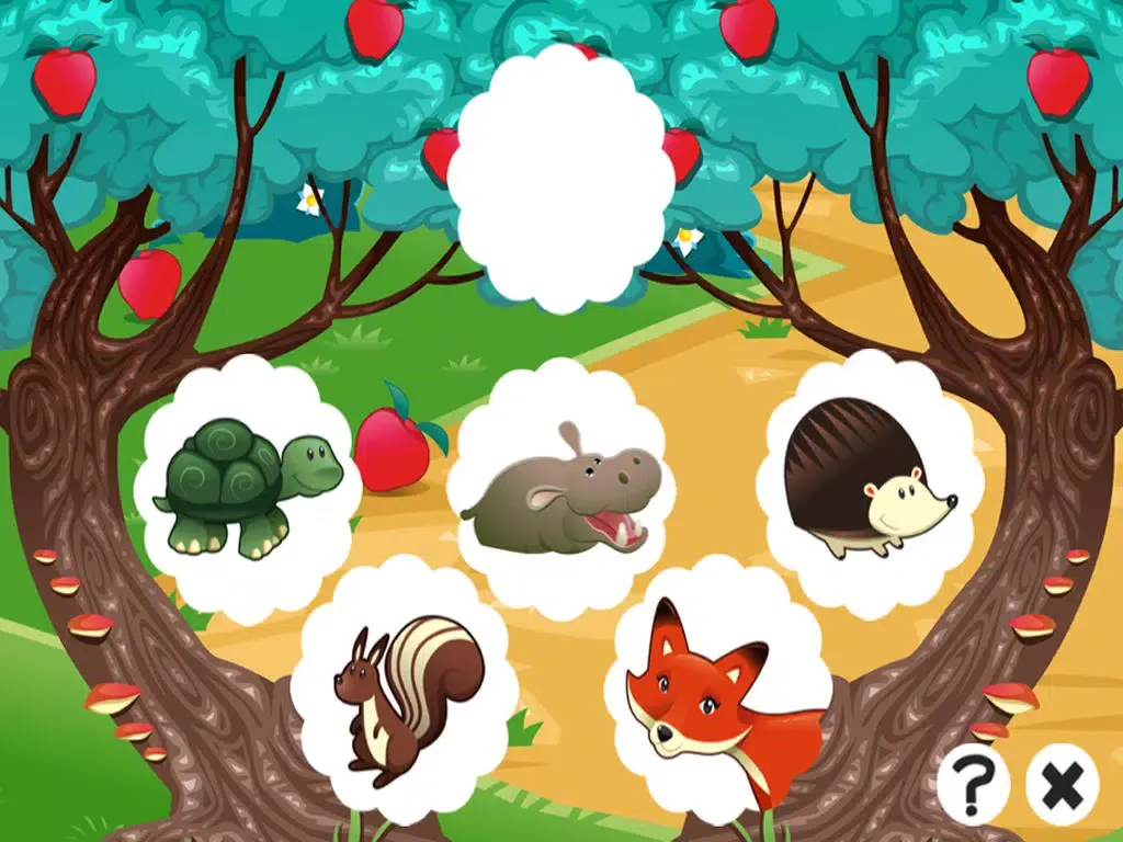 Zrzuty ekranu Animal game for children: Find the mistake in the forest iPad 