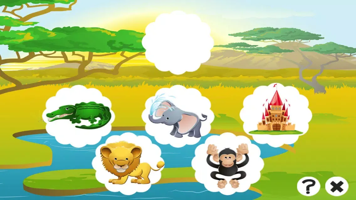 Animal game for children: Find the mistake in the forest سکرین شاٹس