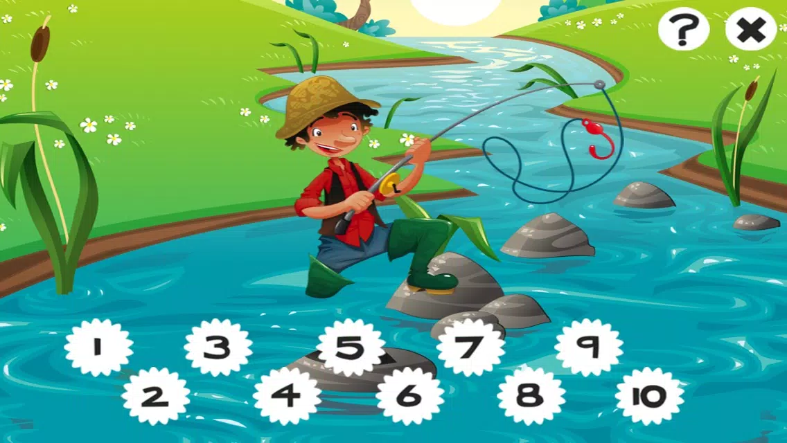 Zrzuty ekranu A Fishing Game for Children: Learn with Fish puzzles, games and riddles