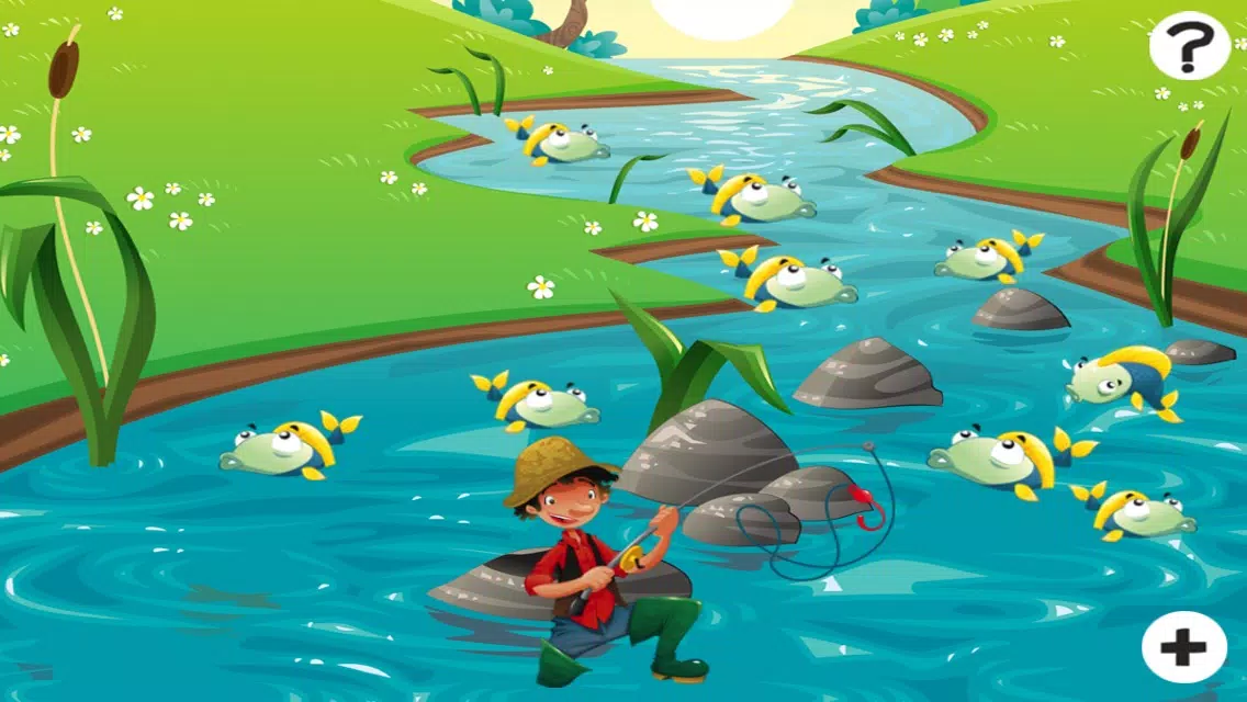 Zrzuty ekranu A Fishing Game for Children: Learn with Fish puzzles, games and riddles