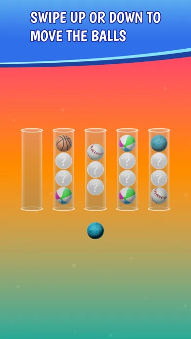 Bubble Swipe Color Sort Puzzle 스크린샷