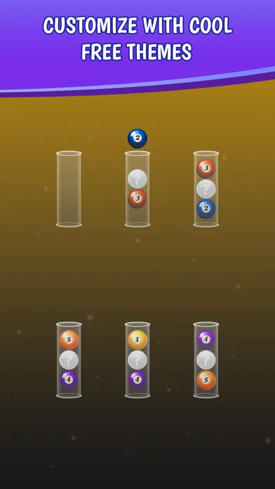 Bubble Swipe Color Sort Puzzle 스크린샷