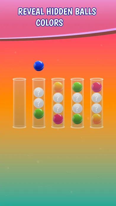 Bubble Swipe Color Sort Puzzle 스크린샷
