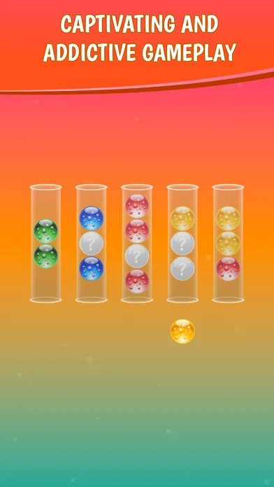 Bubble Swipe Color Sort Puzzle 스크린샷