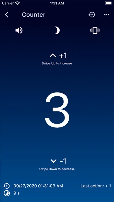 Zrzuty ekranu Swipe Counter - Clicker