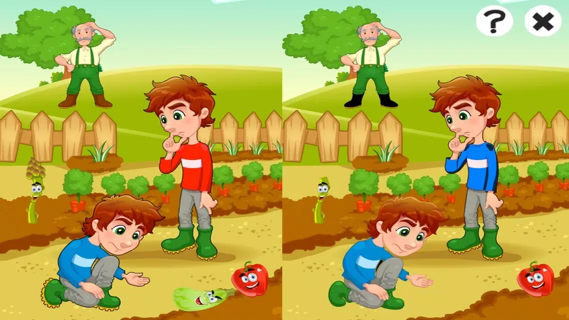 A Gardening Learning Game for Children: Learn and Play with Fruits and Vegetables स्क्रीनशॉट