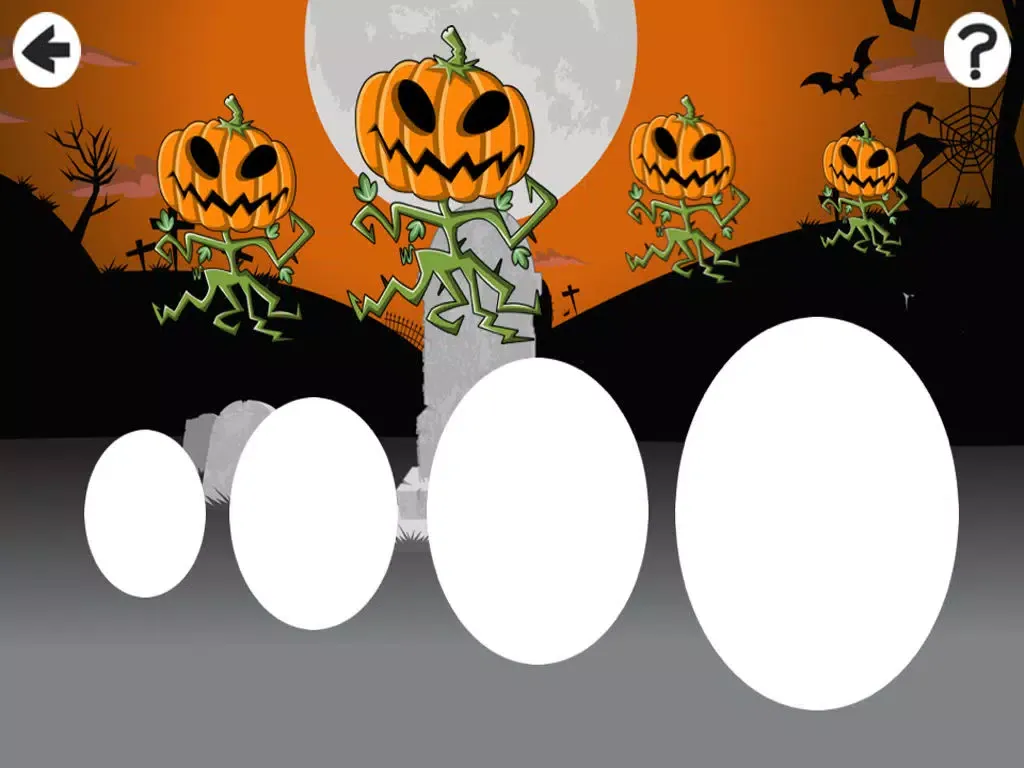 A Halloween Learning Game for Children with Cute Monsters and Ghosts iPad 應用截圖