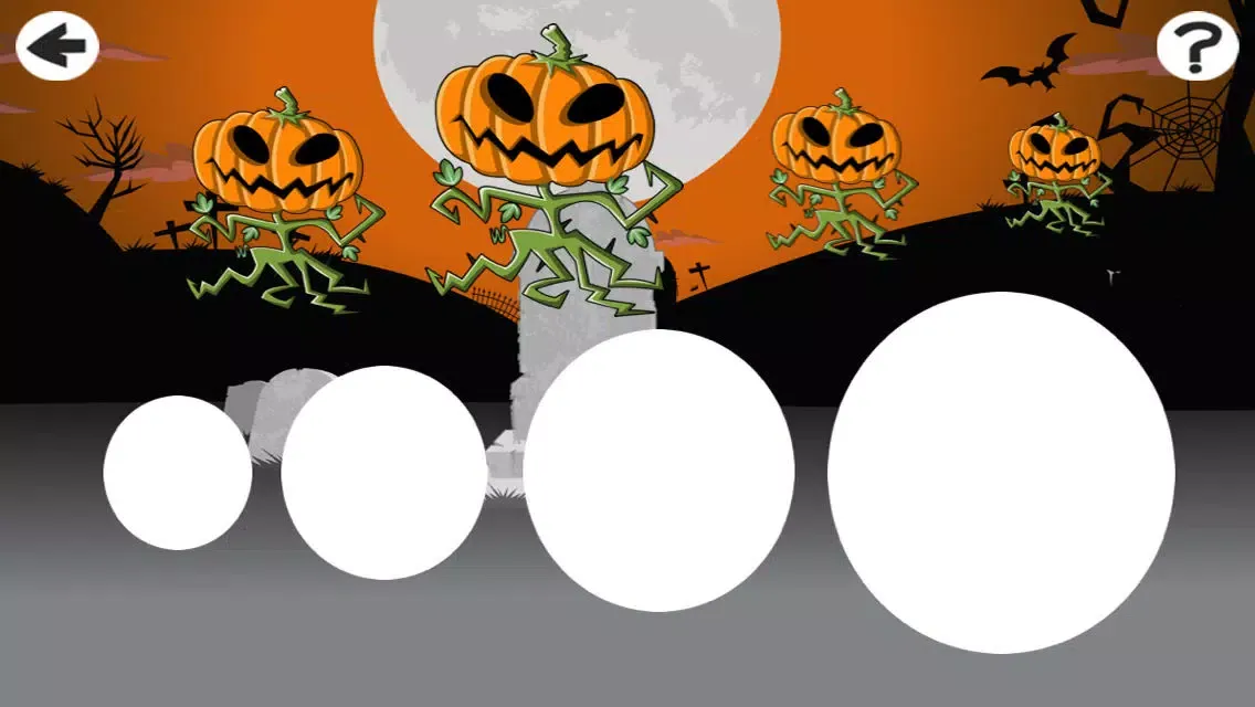 A Halloween Learning Game for Children with Cute Monsters and Ghosts應用截圖