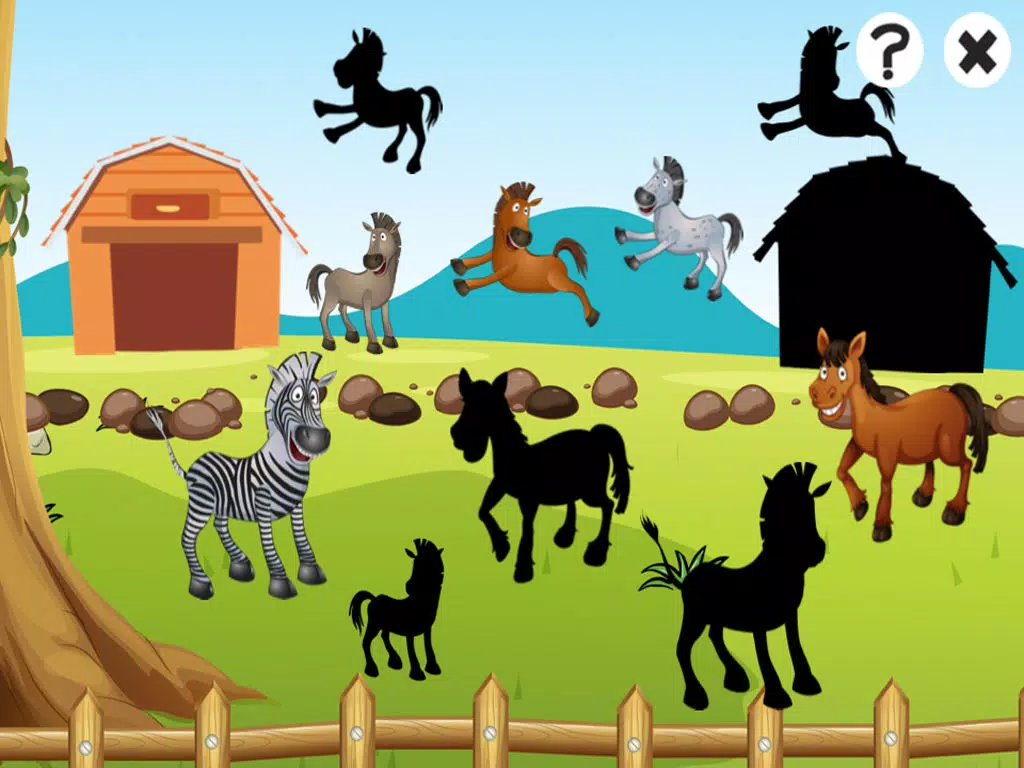 تصاویر Active Horse Game for Children Age 2-5: Learn for kindergarten, preschool or nursery school with horses iPad 