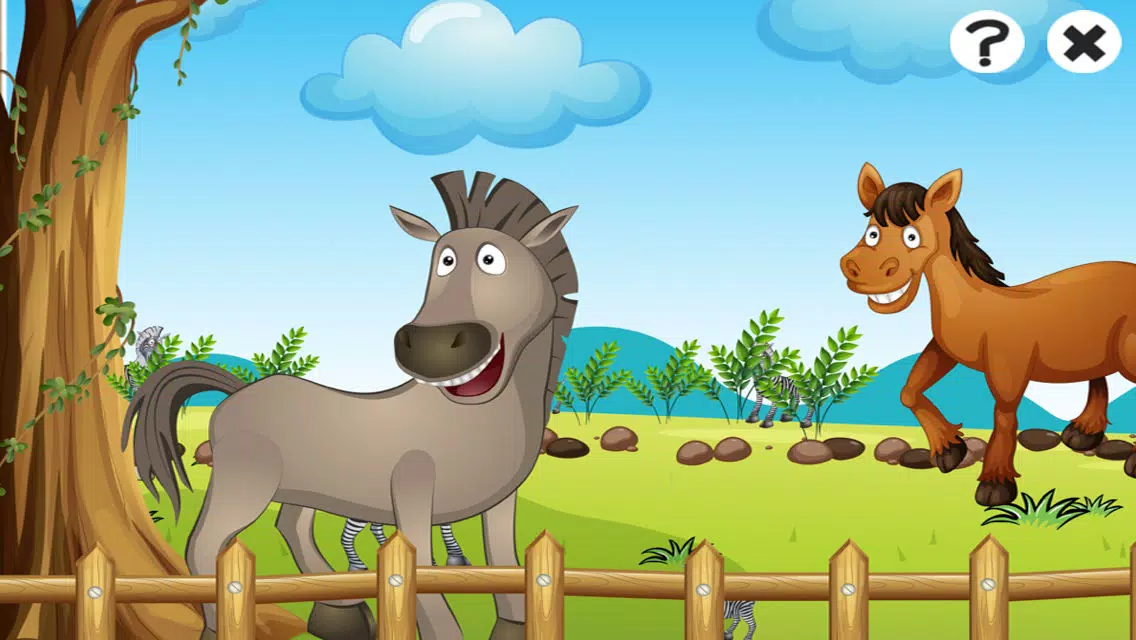 تصاویر Active Horse Game for Children Age 2-5: Learn for kindergarten, preschool or nursery school with horses