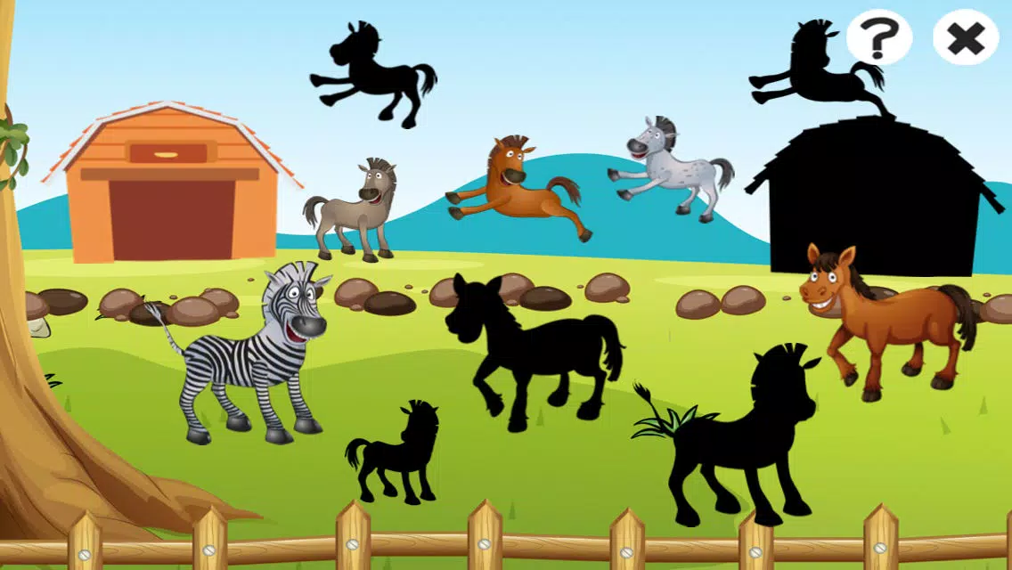 تصاویر Active Horse Game for Children Age 2-5: Learn for kindergarten, preschool or nursery school with horses