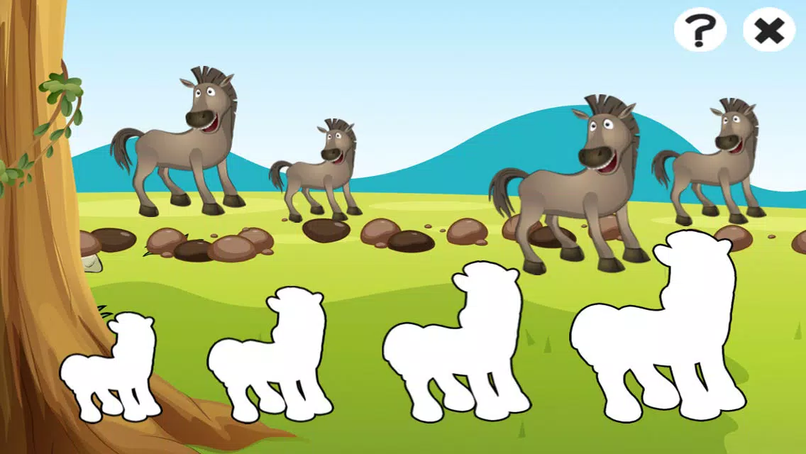 تصاویر Active Horse Game for Children Age 2-5: Learn for kindergarten, preschool or nursery school with horses