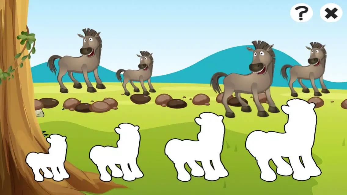 Active Horse Game for Children Age 2-5: Learn for kindergarten, preschool or nursery school with horses应用截图