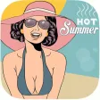 Hot Summer Stickers