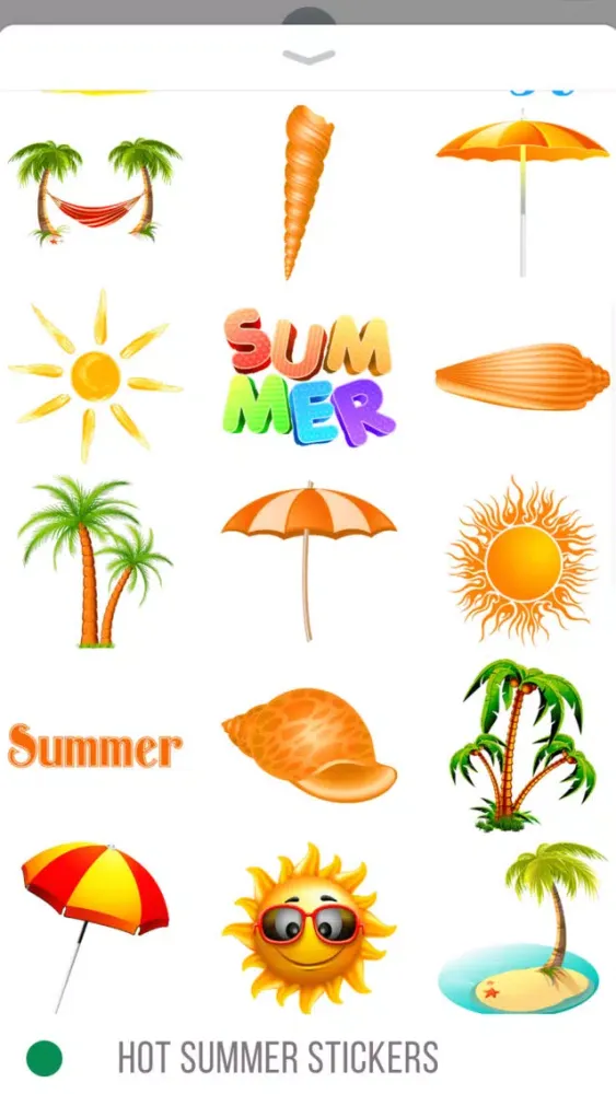 Скриншоты Hot Summer Stickers