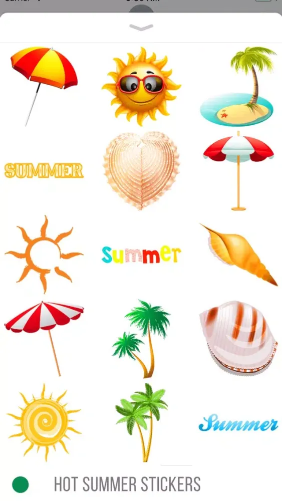 Скриншоты Hot Summer Stickers