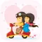 Romantic Couple Stickers