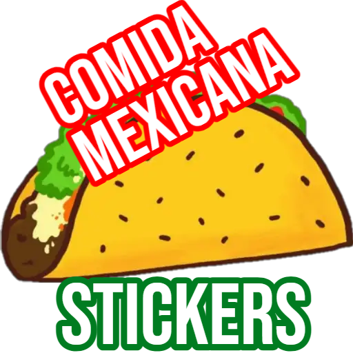 Stickers de comida mexicana