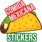 Stickers de comida mexicana