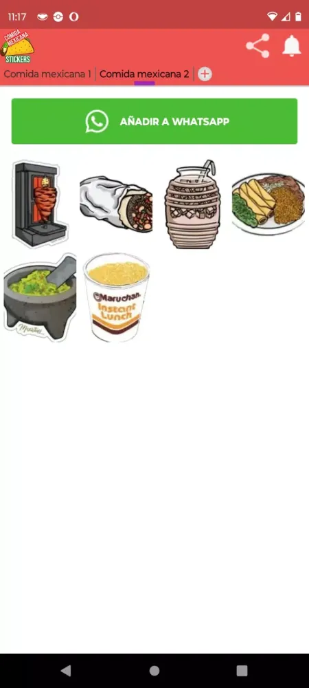Stickers de comida mexicana Screenshots