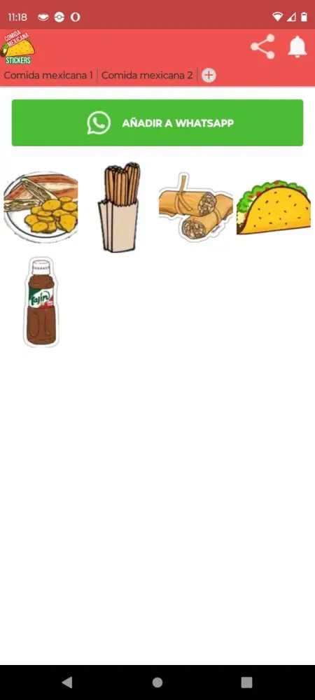 Stickers de comida mexicana Screenshots