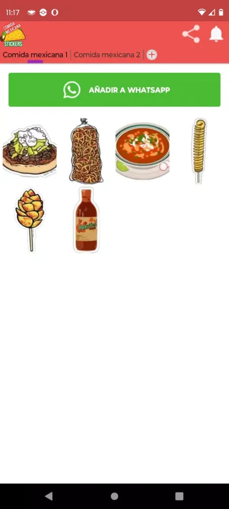 Stickers de comida mexicana Screenshots