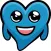 Blue Hearts stickers