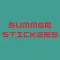 The summer holiday stickеrs