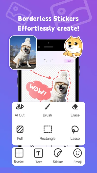 Screenshot di Sticker Maker - Top Stickers