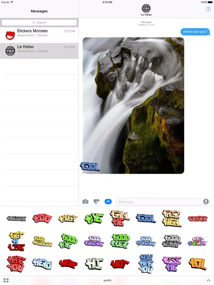 Graffiti Text Pack 1 iPad  স্ক্রিনশট