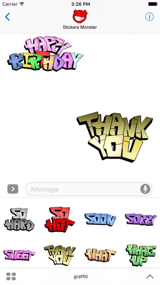 Graffiti Text Pack 1 স্ক্রিনশট
