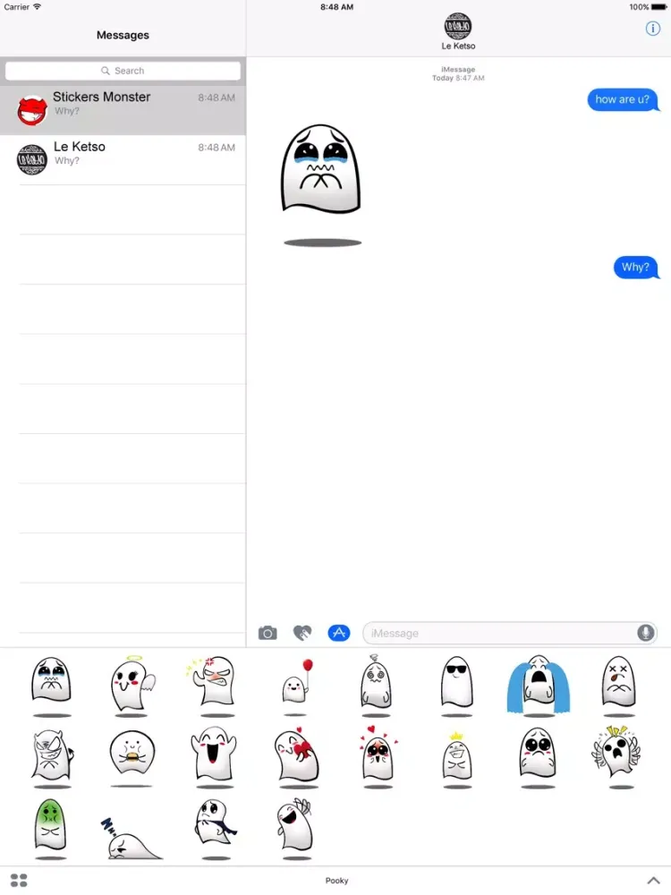 Pooky iPad 应用截图