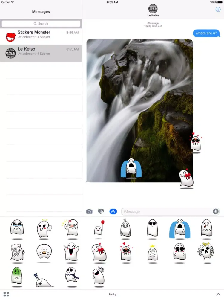 Pooky iPad 应用截图