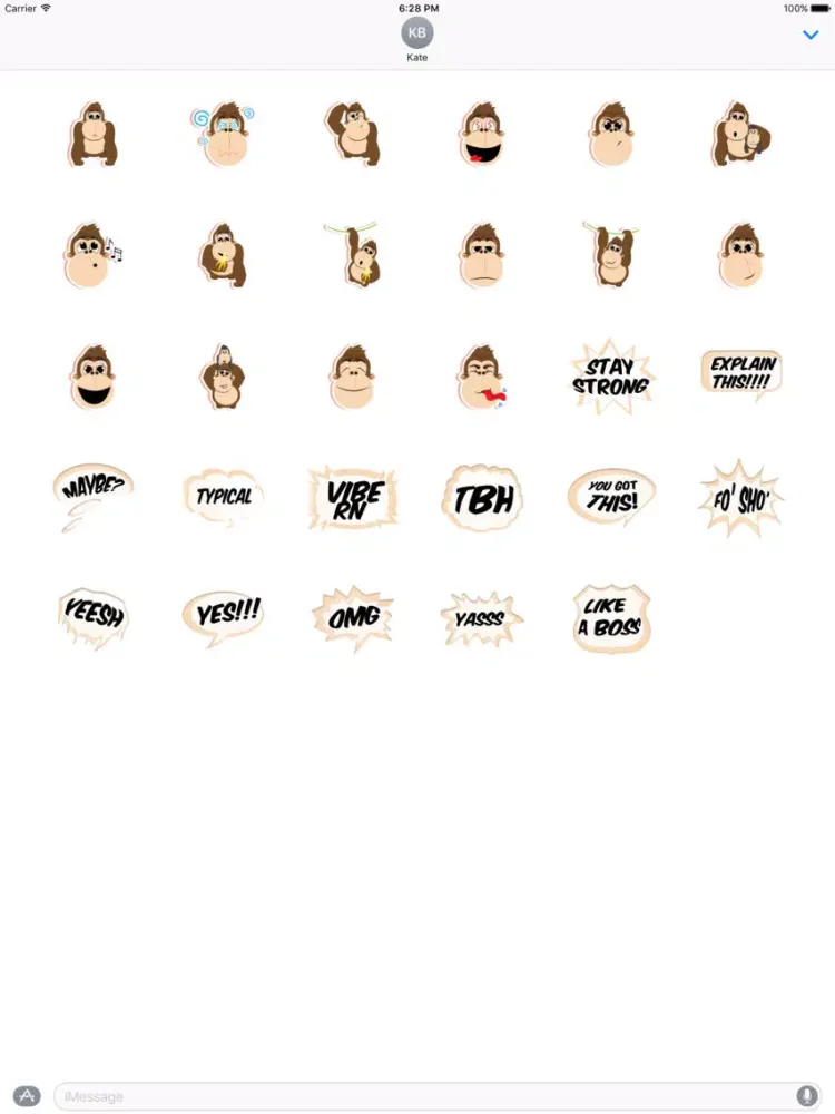 Glossy Gorillas iPad 應用截圖