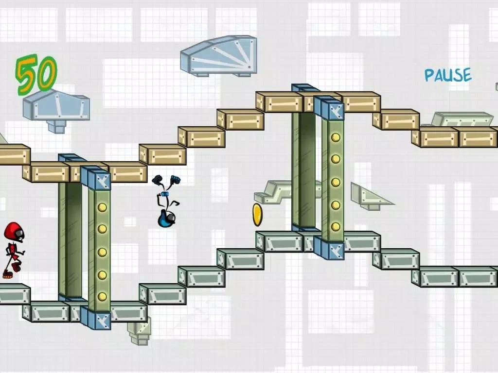 Stickly Gravity Run Game iPad 應用截圖