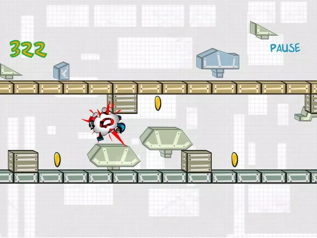 Stickly Gravity Run Game iPad 應用截圖