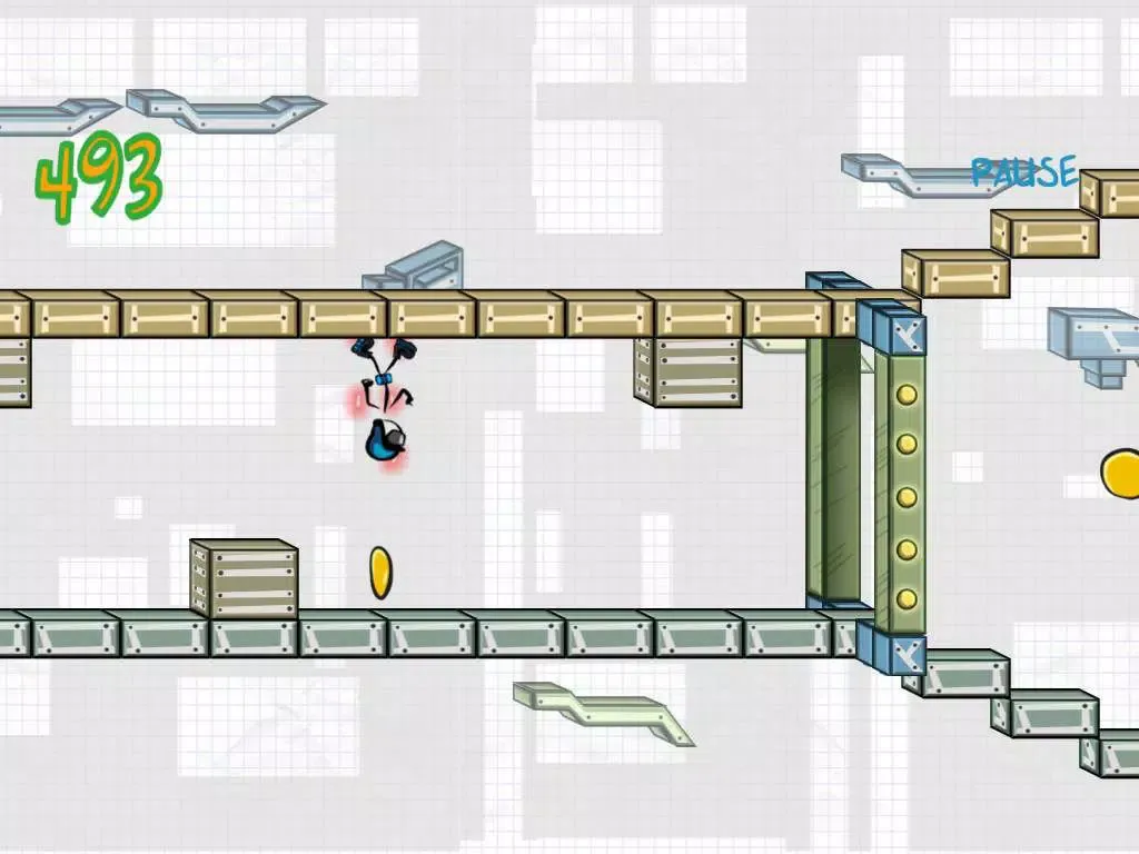 Stickly Gravity Run Game iPad 應用截圖