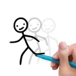 Stickman: draw animation Stickman: draw animation