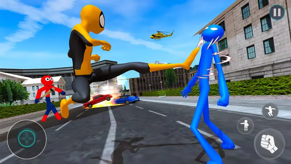 Captures d'écran de Stickman Spider Survival Hero