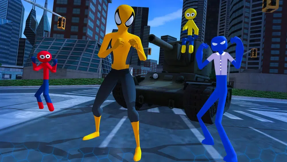 Captures d'écran de Stickman Spider Survival Hero