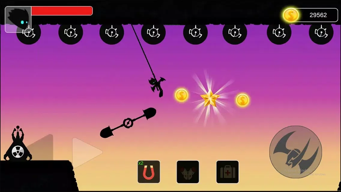 Stickman swing : Rope Swing Screenshots