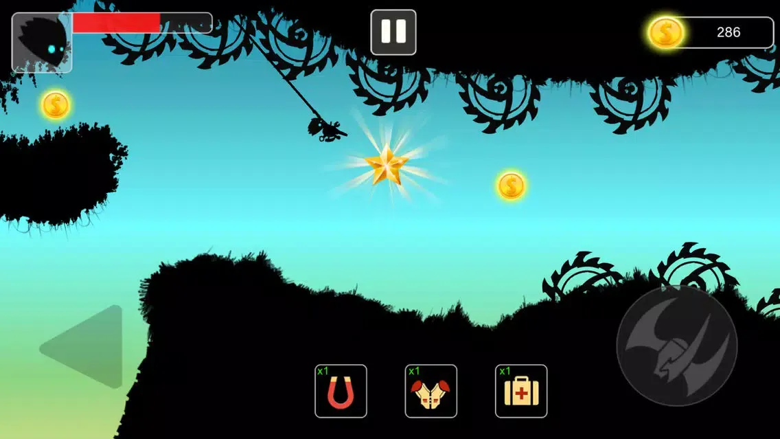 Stickman swing : Rope Swing Screenshots