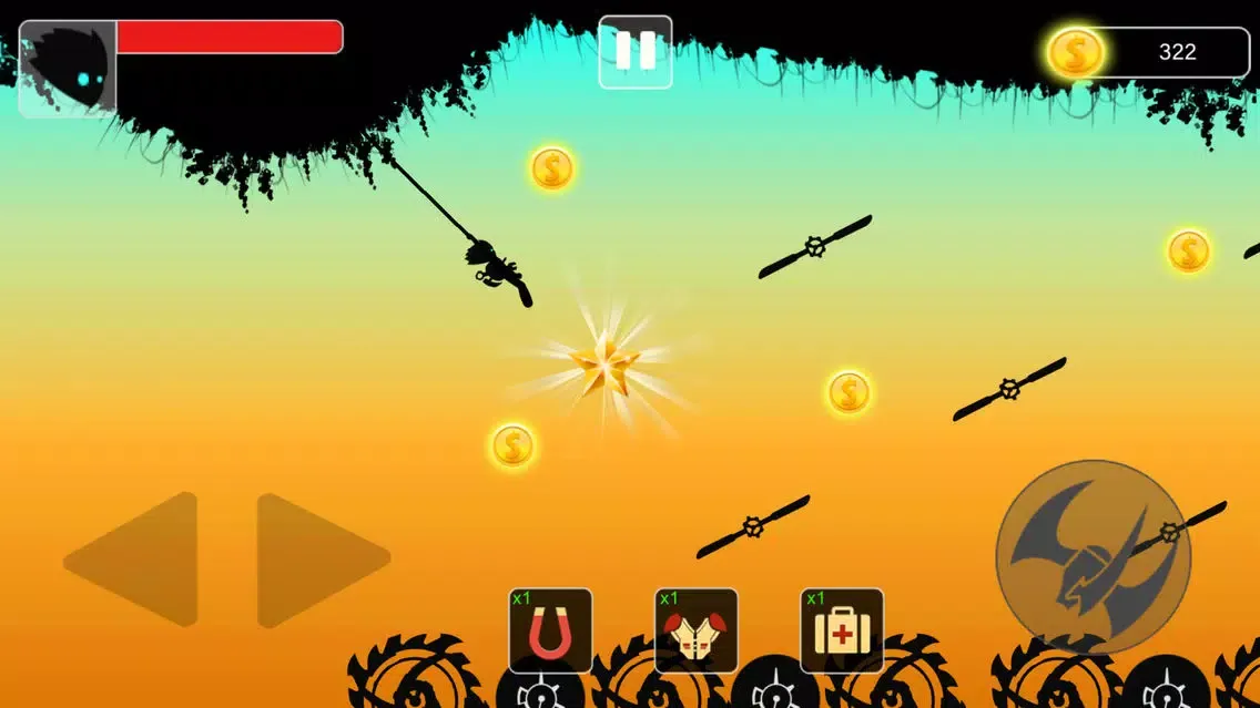 Stickman swing : Rope Swing Screenshots