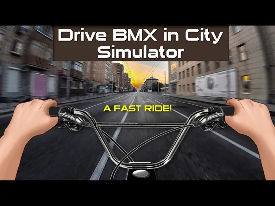 Drive BMX in City Simulator iPad  স্ক্রিনশট