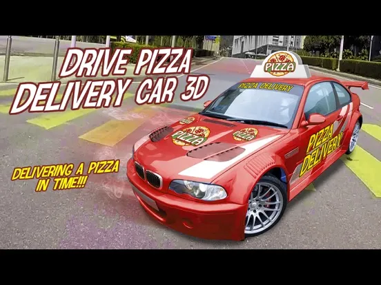 صور Drive Pizza Delivery Car 3D iPad 