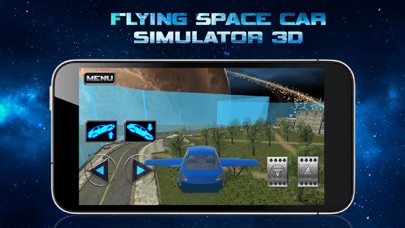 Flying Space Car Simulator 3D स्क्रीनशॉट