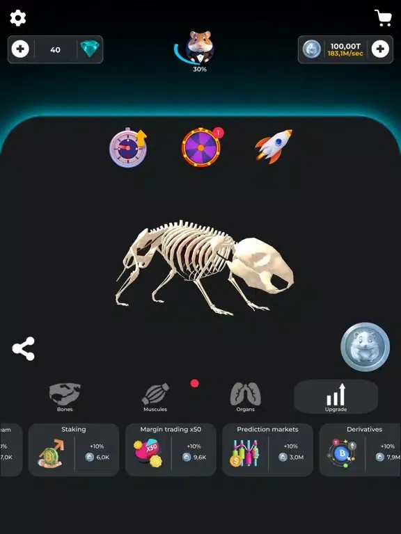 Hamster Clicker - Crypto Games iPad 应用截图