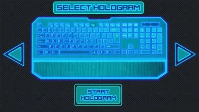 Captures d'écran de Hologram Keyboard Joke