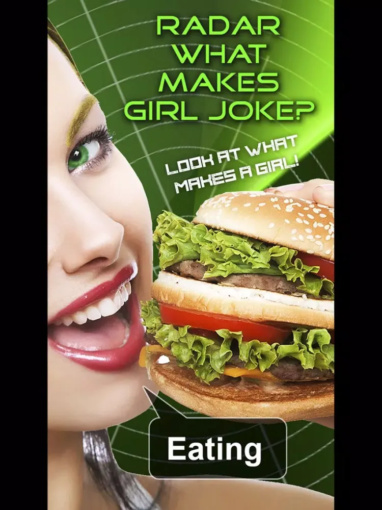 Capturas de tela do Radar What Makes Girl Joke iPad 