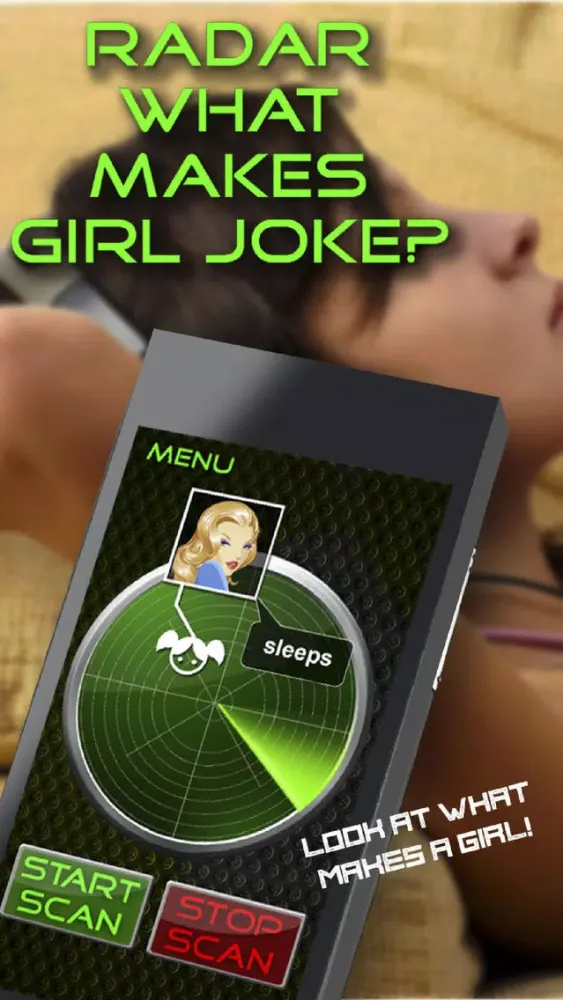 Capturas de tela do Radar What Makes Girl Joke